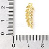 Rack Plating Brass Micro Pave Cubic Zirconia Pendants KK-S396-38G-3