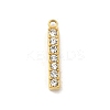 Ion Plating(IP) 304 Stainless Steel Rhinestone Pendants STAS-S131-10G-1
