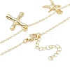 Bohemian Summer Beach Style 18K Gold Plated Shell Shape Initial Pendant Necklaces IL8059-24-2