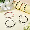 12Pcs 3 Colors Adjustable PU Leather Cord Slider Bracelets BJEW-SC0001-39P-3