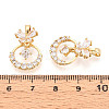 Brass Micro Pave Cubic Zirconia Pendants KK-N272-09G-3