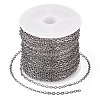 Brass Coated Iron Flat Cable Chains CH-TAC0007-02B-2