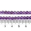 Natural Amethyst Round Bead Strands G-M212-4mm-01B-3