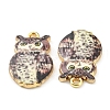 Printed Alloy Pendants ENAM-D051-16G-07-3