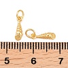 925 Sterling Silver Shell Shape Charms STER-I023-01G-04-3