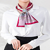 2Pcs 2 Styles Flower Resin Scarf Clips AJEW-LP0002-08-3