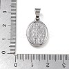 201 Stainless Steel Pendants STAS-O111-05P-3