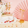 80Pcs 4 Style 201 Stainless Steel Stud Earring Findings EJEW-BBC0001-08-4