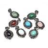 Natural & Synthetic Gemstone Gothic Pendants G-F228-18-FF-1