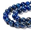 Natural Lapis Lazuli Bead Strands X-G-G953-01-8mm-3