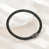 304 Stainless Steel Mesh Chain Bracelets for Women Men BJEW-Z087-19B-2
