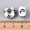 Opaque Resin European Beads RPDL-T004-01B-3