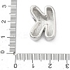 Brass Initial Beads KK-B167-27P-01K-3