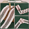 10 Yards Hot Stamping Polyester Satin Ribbons SRIB-WH0011-169A-4