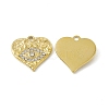 PVD Vacuum Plating 201 Stainless Steel Charms STAS-J401-VC712-1
