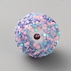 Opaque Acrylic Glitter Beads FIND-CJC0010-111A-21-2