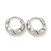 316 Surgical Stainless Steel Hoop Earrings EJEW-D096-12AS-25-1