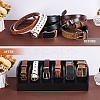 Bamboo Belt Organizer Holder with 6 Compartments AJEW-WH0166-77B-4