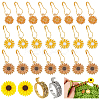 34Pcs Sunflower DIY Knitting Tool Sets HJEW-AB00701-1