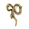 Retro Antique Golden Animal Alloy Brooches for Backpack Clothes LS-JEWB-S040-02E-AG-2