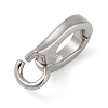 Anti-Tarnish Rhomdium Plated 925 Sterling Silver Pendant Bails LS-STER-NH0001-067B-P-1