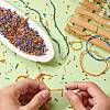 200G Electroplate Glass Seed Beads GLAA-SZ0002-17C-5