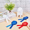 24Pcs 3 Colors Award Ribbon Shape Tinplate Badge Pins JEWB-CP0001-28-4
