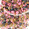 Half Round ABS Plastic Cabochons FIND-TAC0038-08C-3