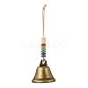 Iron Witch Bells for Door Knob Protection HJEW-JM02187-1
