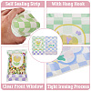 20Pcs 2 Colors Rectangle PET Resealable Packaging Bags ABAG-TA0001-33B-4