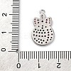 Christmas Series Brass Micro Pave Cubic Zirconia Pendants KK-Q010-01P-04A-3