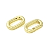 Brass Spring Gate Rings KK-B089-03B-G-2