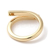 Brass Wire Wrap Cuff Ring for Women RJEW-E079-01G-3