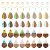 DIY Teardrop Dangle Earring Making Kit DIY-TA0002-58-2