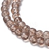 1 Strand Transparent Crackle Glass Round Beads Strands X-CCG-Q001-4mm-07-3
