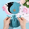 8Pcs 4 Colors Double Sided Velvet Bags TP-YW0001-06B-4