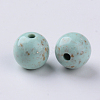 Antique Style Opaque Acrylic Beads SACR-N007-A-16-2