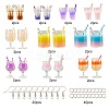 DIY 10Pairs Beverages Themed Earring Making Kits DIY-SC0012-99-2