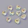 Faceted Glass Charms X-RGLA-L026-B05-1