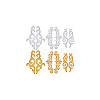6 Styles Auspicous Cloud Ethnic Style PVC Sequin Embroidery Polyester Cloth Iron On Patches PATC-GA0001-33-7