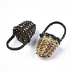 Handmade Reed Cane/Rattan Woven Pendants WOVE-T006-092B-2