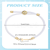 1pc Adjustable Nylon Cord Slider Bracelets for Women BJEW-LP0001-33T-G-2