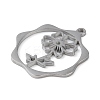 Non-Tarnish 304 Stainless Steel Pendants LS-STAS-P338-01E-P-2