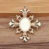 Alloy Cabochon Settings PW-WGAB9EB-10-1