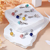 42Pcs 7 Style Gemstone Pendant Decorations HJEW-TA0001-20-4