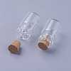 Mini Cute Small Glass Jar Glass Bottles LS-AJEW-H004-5-1