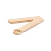 201 Stainless Steel Charms LS-STAS-C021-06G-V-2