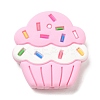 Cake Food Grade Eco-Friendly Silicone Focal Beads SIL-C004-02B-1