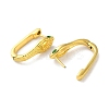 304 Stainless Steel Micro Pave Cubic Zirconia Hoop Earrings EJEW-P284-01G-2