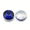 Pointed Back Glass Rhinestone Cabochons RGLA-T029-8mm-11-2